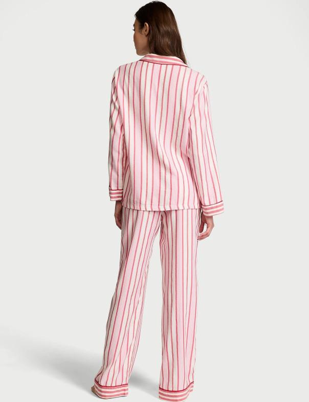Пижама фланелевая Victoriaʼs Secret Flannel Long Pajama Set