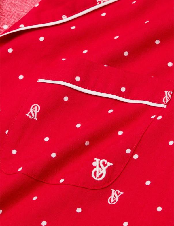 Пижама фланелевая Victoriaʼs Secret Flannel Regular Pajama Set VS-029
